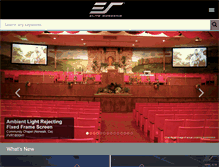 Tablet Screenshot of elitescreens.com